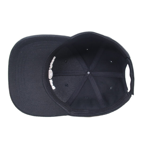 Custom 3D Embroidery Outdoor 6 Panel Adjustable Cotton Baseball Cap - Image 4