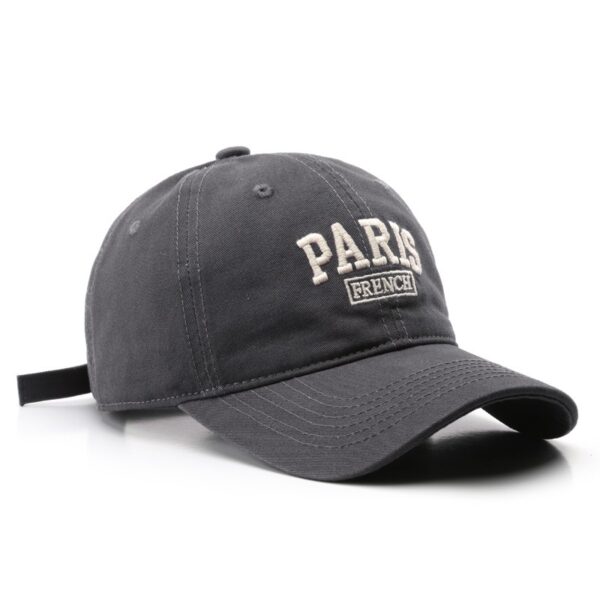 Vintage Unstructured Cotton Embroidered Sports Dad Hat for Men - Image 7