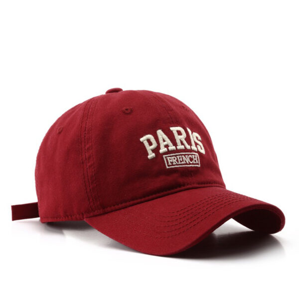 Vintage Unstructured Cotton Embroidered Sports Dad Hat for Men - Image 5